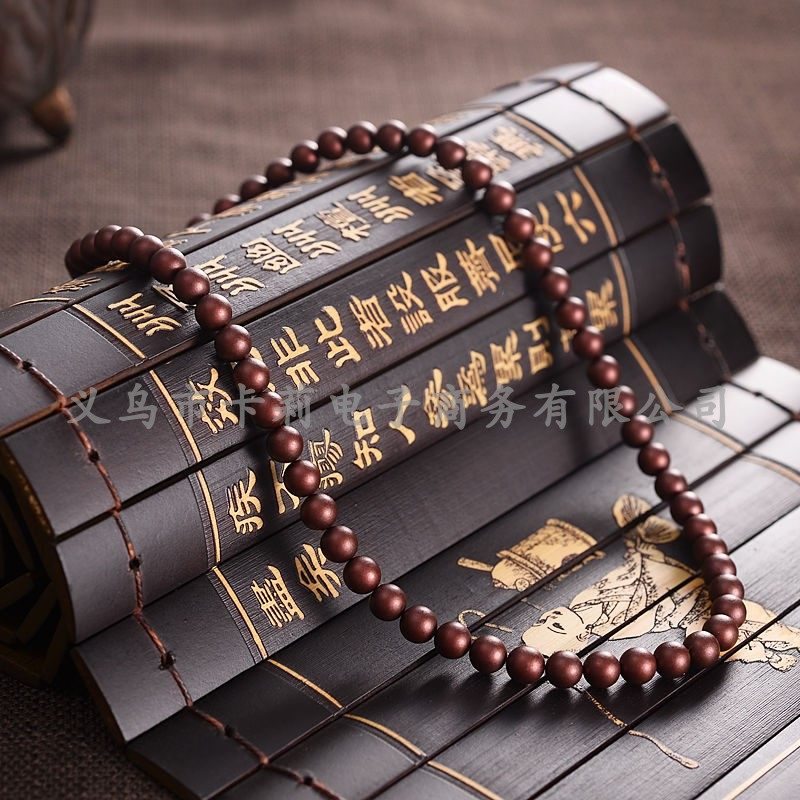 美容院无绳艾灸超强磁性稀土永磁项链养生链抖音百变圆珠磁珠项链