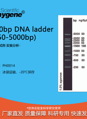 250bp DNA Marker ladder (250-5000bp) 100T [PH0014 PHYGNE]