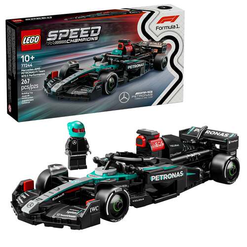 LEGO乐高正品专柜拼过展品77244梅赛德斯AMG F1 W15赛车积木玩具