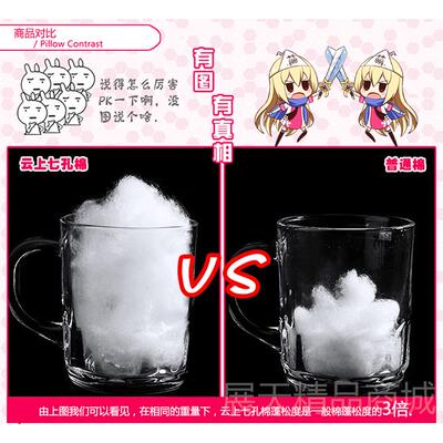 正品萌等身上抱枕枕芯160X50PP棉18060cm云七孔棉抱枕尚X等身枕芯