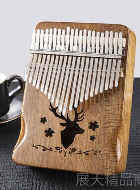 正品拇指琴手2音卡林巴琴1乐17音初学者拨双指kalimba手指琴姆指