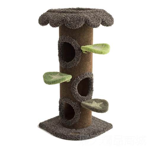 正品货Camily新款2020墙角树洞架屋猫爬大树屋墙角树毛现绒猫窝猫