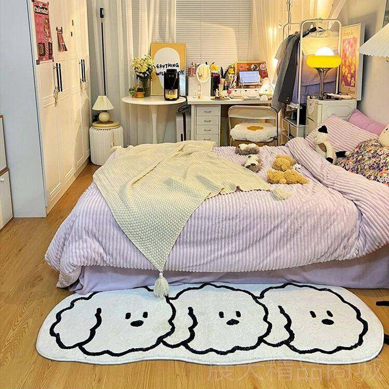 正品可爱地毯室加厚毛绒床卡边毯少女房间长条通猫咪床前ins风地,居家布艺,床边毯,淘宝优惠券,粉丝福利购,淘宝优惠卷