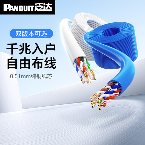 泛达千兆非屏蔽无氧铜监控双绞线