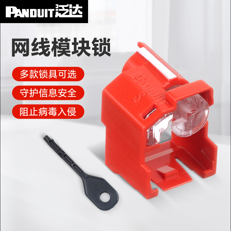 泛达panduitrj45模块网线10个装