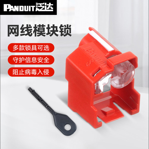 泛达panduitrj45模块网线10个装