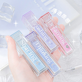 唇釉便利贴学生用彩色便签少女心便签纸ins高颜值分类索引贴可书写办公用可撕标签贴标记贴纸素材标记贴