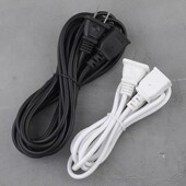 牛正品 家用二芯电源延长线插座两脚插头插线板插排二插风扇延长线