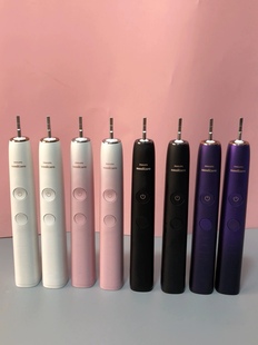 飞利浦声波电动牙刷女HX991BRW男充电式除牙菌斑美白护龈智能蓝牙