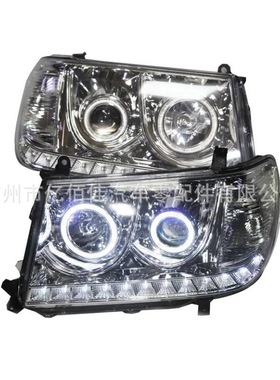 LC100改装款LED大灯兰德酷路泽前照灯1998-2007雾灯陆地巡洋舰