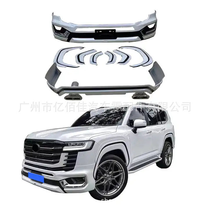 LC300兰酷陆巡酷路泽包围蒙娜丽莎2022-2024前后杠双排气管改装