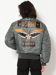 飞虎队加厚秋冬MA-1飞行夹克