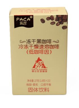 蓝岸冻干黑咖啡27g（15包盒装）