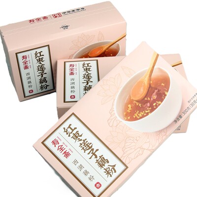 寿全斋红枣莲子藕粉300g*3盒