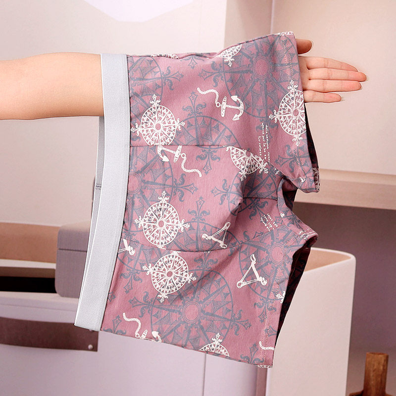 新款潮流男士内裤男生纯棉抗菌四角底裤男式运动透气短裤裤衩男款,女士内衣/男士内衣/家居服,男平角内裤,淘宝优惠券,粉丝福利购,淘宝优惠卷