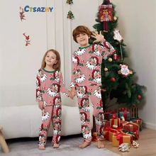 candy stripes, Christmas parent-child outfit, home clothes