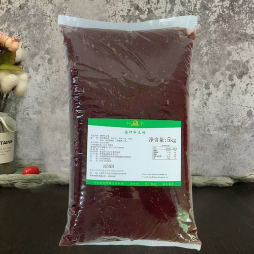 科麦酒种红豆馅5kg糕点蛋糕奶茶面包汤圆元宵青团烘焙原料
