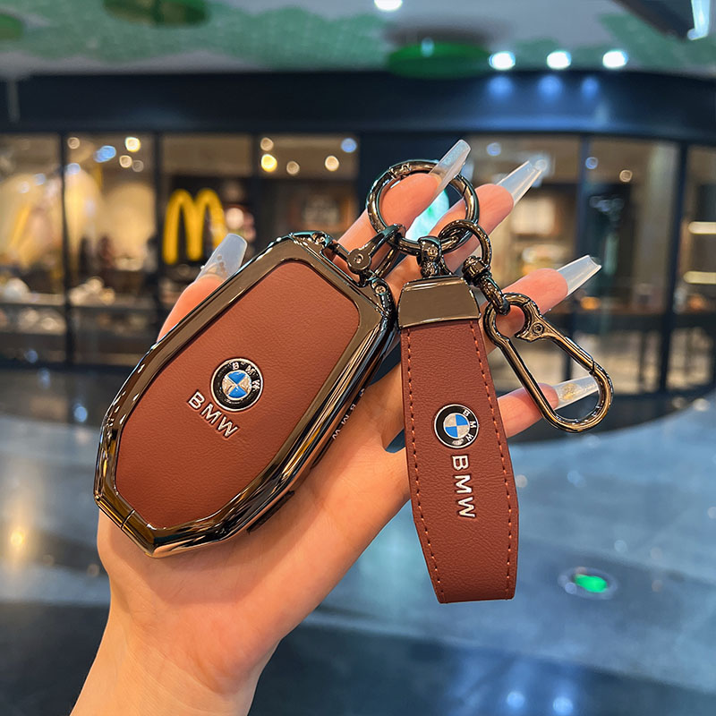 适用宝马液晶钥匙套新7系740 730li5系530le壳X5X7X6扣6系630gt包