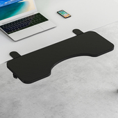 电脑办公手托架桌面延长板免打孔书桌扩展神器加宽电脑桌折叠收纳