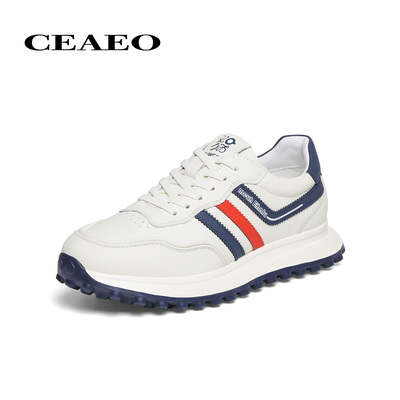 西二男士运动休闲跑步阿甘德训鞋男2025秋季新款户外慢跑Q25R3500