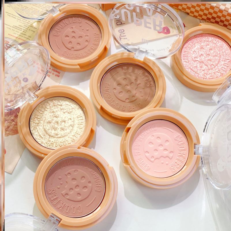 xixi曲奇咔酥单色眼影哑光珠光细闪细腻粉质显色不飞粉平价学生党