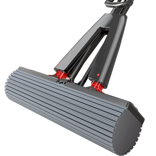 佳帮手海绵拖把家用2026新款对折吸水胶棉卫生间厕所免手洗一拖净