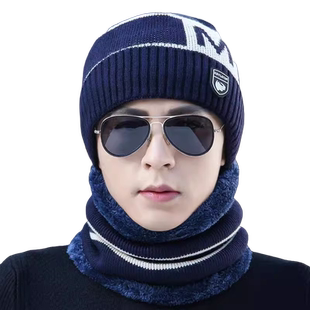 帽子男士冬季保暖包头帽加绒加厚户外运动套头帽骑行防寒护颈围脖