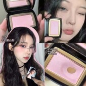 李佳琪柔纱幻颜单色腮红盘自然哑光修容高光提亮晒红膨胀腮蓝紫