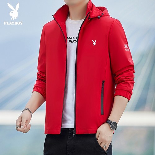 花花公子外套男春秋休闲青年夹克