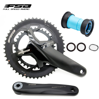 FSA Gossamer Pro 50/34T 牙盘公路车曲柄组BB386 EVO BB30中轴