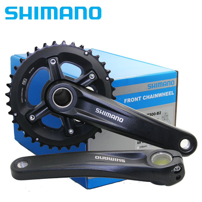 行货SHIMANO禧玛诺MT500牙盘 10速20速36-26T曲柄175MM BOOST牙盘