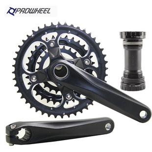 浩盟PROWHEEL山地自行车中空一体牙盘9速10速27速30速40T 44T齿盘