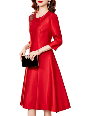 香妮芬喜婆婆宴会新款婚庆礼服