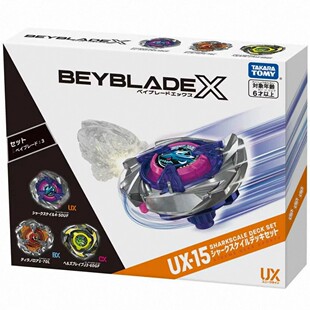 多美爆旋战斗陀螺Beyblade X UX15 鲨鱼烈刃4-50UF