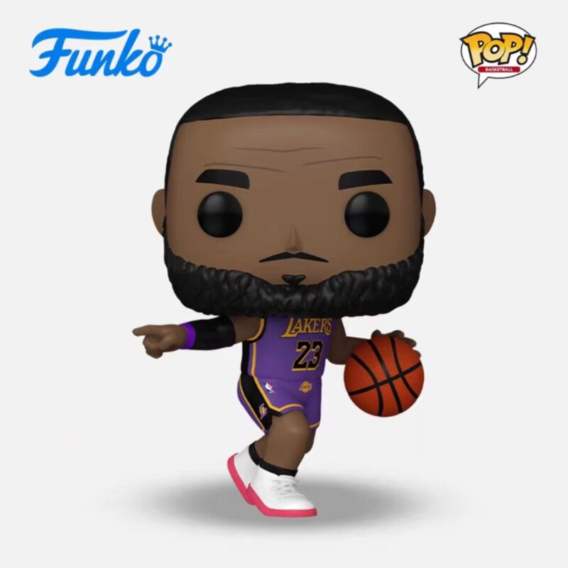 正版Funko篮球NBA湖人队勒布朗&middot;詹姆斯球星周边手办摆件公仔礼物