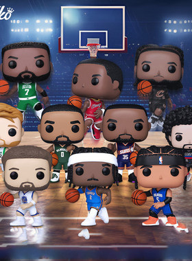 正版Funko篮球NBA乔丹詹姆斯奥尼尔文班亚马球星手办摆件公仔礼物