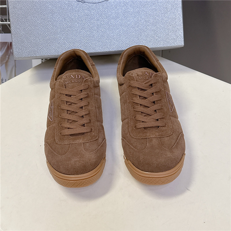 真皮反绒皮德训鞋男女复古系带