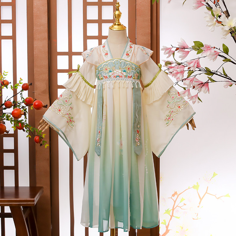 女童汉服夏季超仙连衣裙
