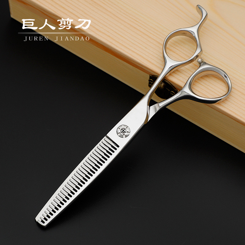 6.0寸SG2粉末钢材 美发剪刀 理发剪刀 打薄剪 牙剪