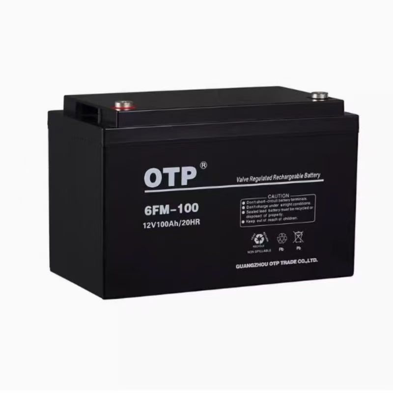 OTP铅酸蓄电池12V100AH免维护6FM-100消防机房UPS电源应急电源EPS