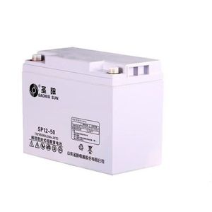 圣阳铅酸蓄电池12V50AH免维护SP12-50直流屏UPS应急照明EPS机房