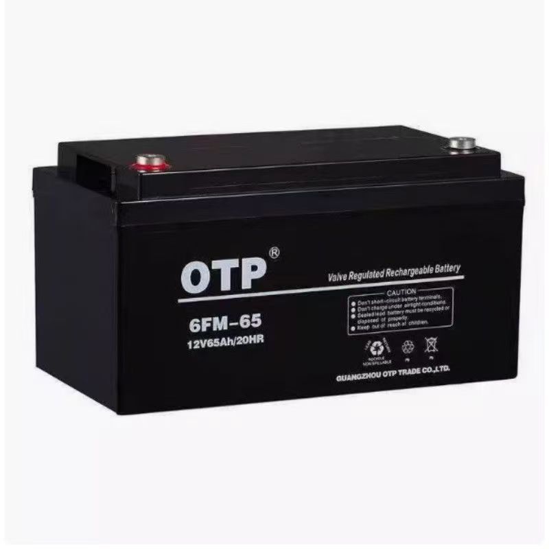 OTP铅酸蓄电池12V65AH免维护6FM-65消防医疗通讯设备UPS电源应急