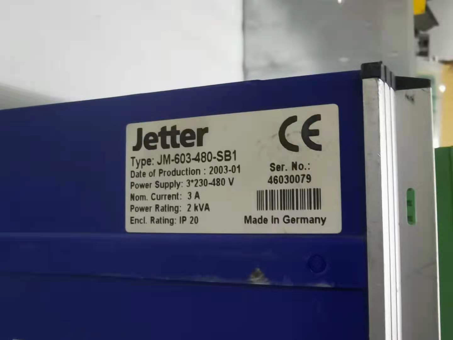 Jetter坚德驱动器JM-603-480-SB1询价