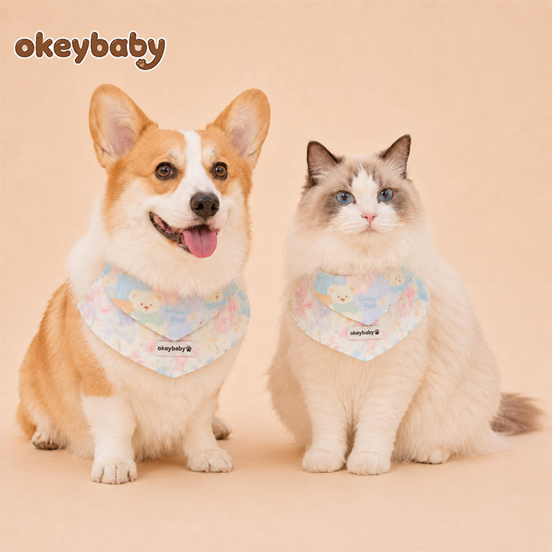 【奶油小熊】okeybaby宠物口水巾