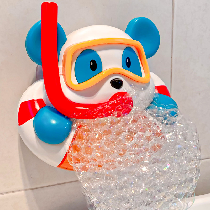 吐泡泡熊猫新生宝宝洗澡玩具螃蟹吹泡泡儿童婴儿男孩女孩小孩幼儿,玩具/童车/益智/积木/模型,戏水/玩沙玩具,淘宝优惠券,粉丝福利购,淘宝优惠卷