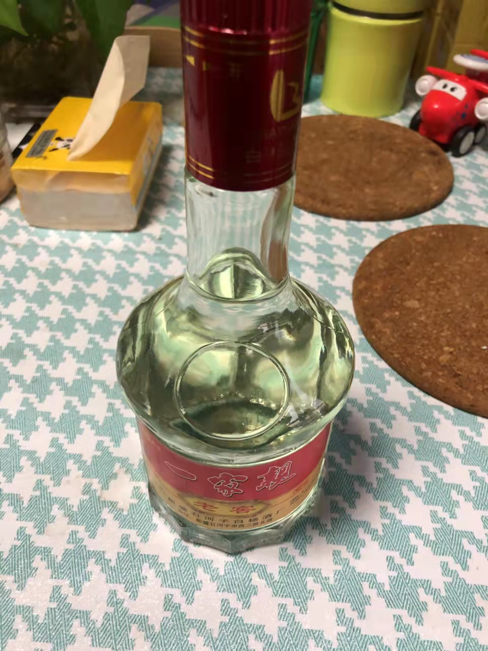 特价老酒03年新疆石河子小白杨老窖 500ml浓香白酒纯粮食一斤特产