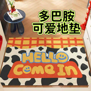 玩具总动员入户门地垫玄关换鞋 区丝圈地垫家用耐脏易打理可爱脚垫