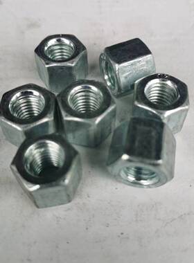 4.8级GB56加厚螺母镀锌螺帽加高螺母加长螺帽M5M6M8M10M12M14M24