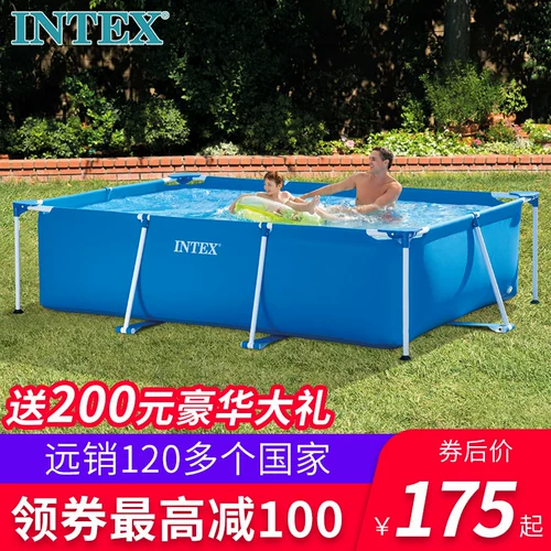 Intex, детская дорожная трубка, негабаритный бассейн для взрослых, большой аквапарк, увеличенная толщина