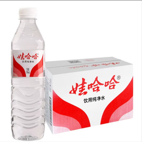 娃哈哈纯净水饮用水596ml*24瓶